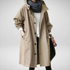 Long Raincoat | Waterproof & Breathable | Hooded & Belted