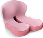 Lumbar Support Cushion | Memory Foam & Non-Slip | Machine-Washable Cover