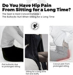 Lumbar Support Cushion | Memory Foam & Non-Slip | Machine-Washable Cover