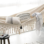 Macramé Hammock | Handwoven Cotton-Blend & 2-Person | 200 x 150 cm