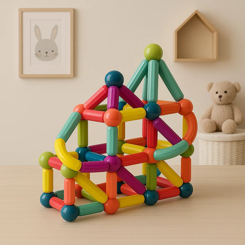 Magnetic Building Set | Strong Internal Magnets & BPA-Free | 36–144 Pieces