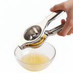 Lemon Squeezer | Manual Press & Stainless Steel | Straining Bowl