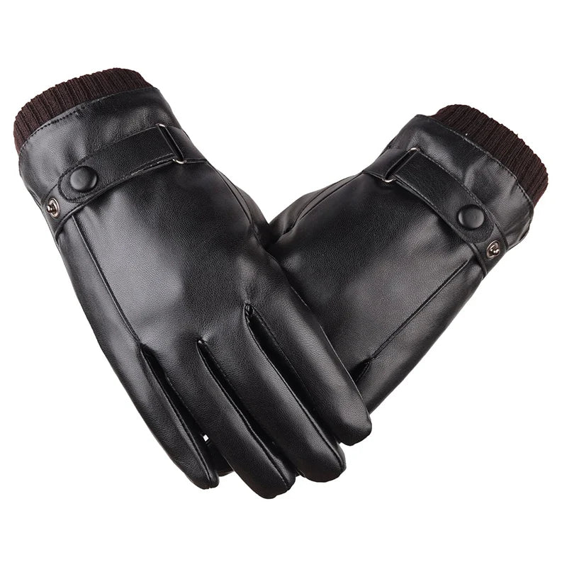 Men’s Gloves | Touchscreen & Windproof Synthetic Leather