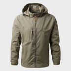 Men's Hooded Jacket | Waterproof & Warm Lined | Adjustable Hood