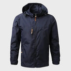 Men's Hooded Jacket | Waterproof & Warm Lined | Adjustable Hood