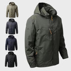 Men's Hooded Jacket | Waterproof & Warm Lined | Adjustable Hood