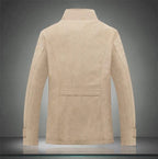 Men’s Trench Coat | Wool Blend Button-Front | Long Sleeve