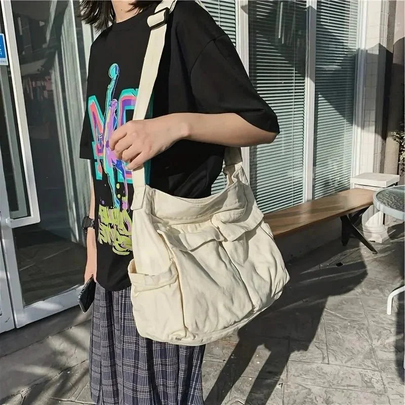 Messenger Bag | Large Capacity & Adjustable Strap | Shoulder or Crossbody Carry