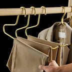 Wardrobe Hangers | Slim Non-Slip Metal | Set of 5