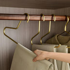 Wardrobe Hangers | Slim Non-Slip Metal | Set of 5