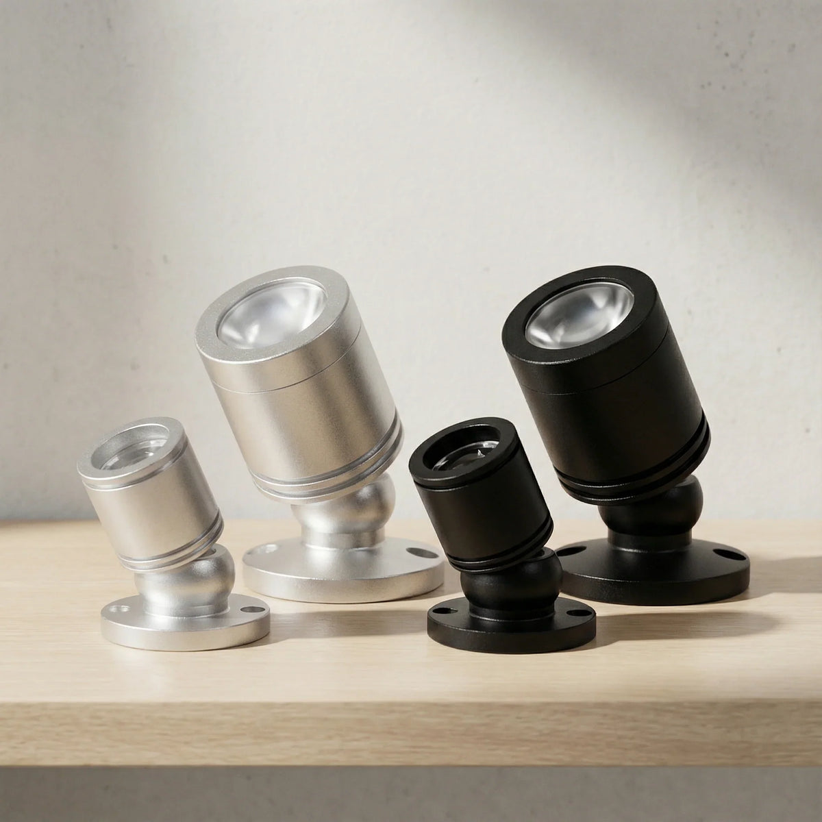 Mini LED Spotlight | USB Plug-In & Adjustable 30° Beam | Aluminum Body