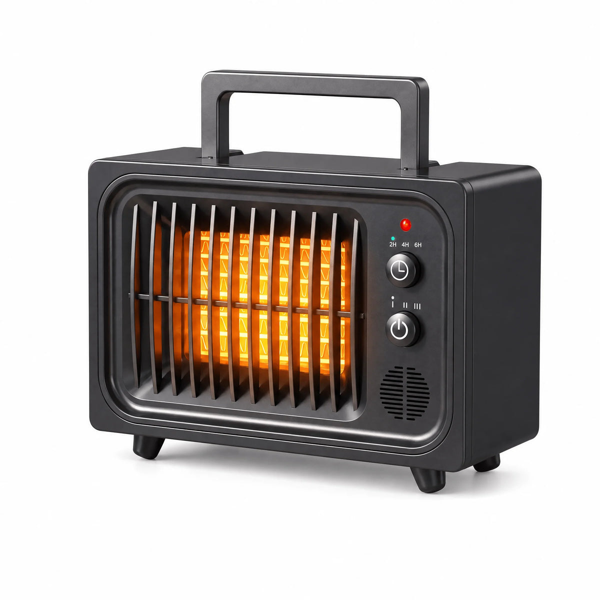Mini Space Heater | Ceramic PTC Fast Heating & Remote Control