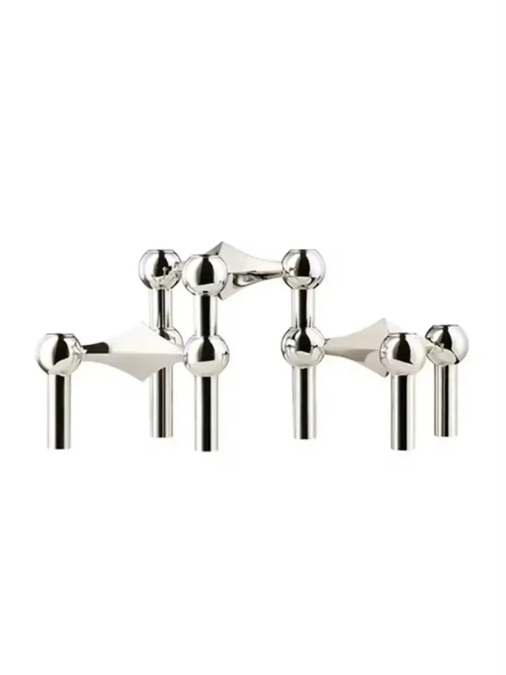 Candle Holder | Sculptural Modular Design | Coated Steel