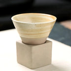 Mug Set | Ceramic Artful Glaze & Refined Rim | 2-Piece