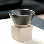 Mug Set | Ceramic Artful Glaze & Refined Rim | 2-Piece