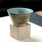Mug Set | Ceramic Artful Glaze & Refined Rim | 2-Piece