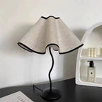 Mushroom Table Lamp | Domed Cap & Curved Metal Stand | LED Ambient Light