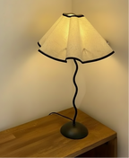 Mushroom Table Lamp | Domed Cap & Curved Metal Stand | LED Ambient Light