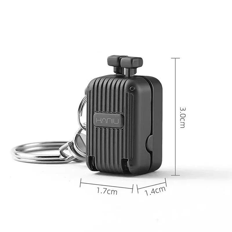Nail Clipper | Stainless Steel Foldable & Rotating | Keychain