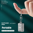 Nail Clipper | Stainless Steel Foldable & Rotating | Keychain