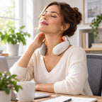Neck & Shoulder Massager | Vibration & Heat | Portable