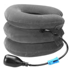 Neck Traction Collar | Three-Layer Stackable & Hand-Pump Inflation