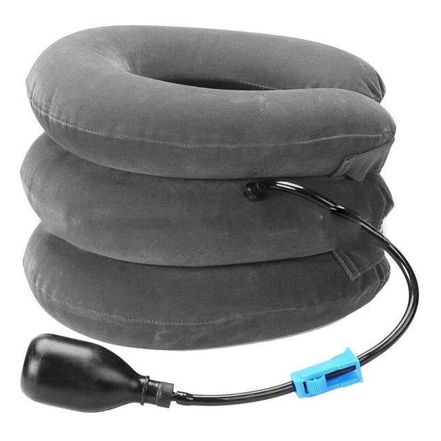 Neck Traction Collar | Three-Layer Stackable & Hand-Pump Inflation