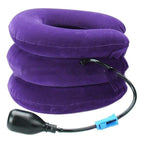 Neck Traction Collar | Three-Layer Stackable & Hand-Pump Inflation