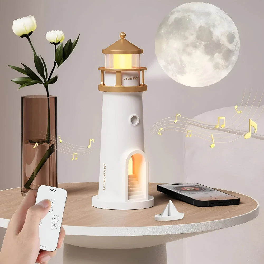 Night Light Projection Lamp | Remote, Bluetooth & Motion Sensor | Up To 16 Hours
