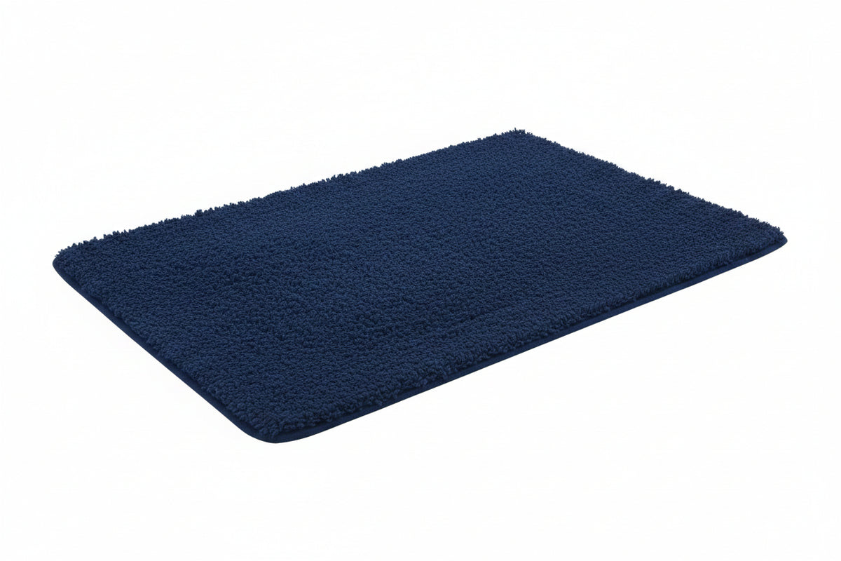 Bath Rug | Microfiber Shag & Non-Slip Rubber Backing