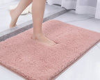 Bath Rug | Microfiber Shag & Non-Slip Rubber Backing