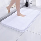 Bath Rug | Microfiber Shag & Non-Slip Rubber Backing