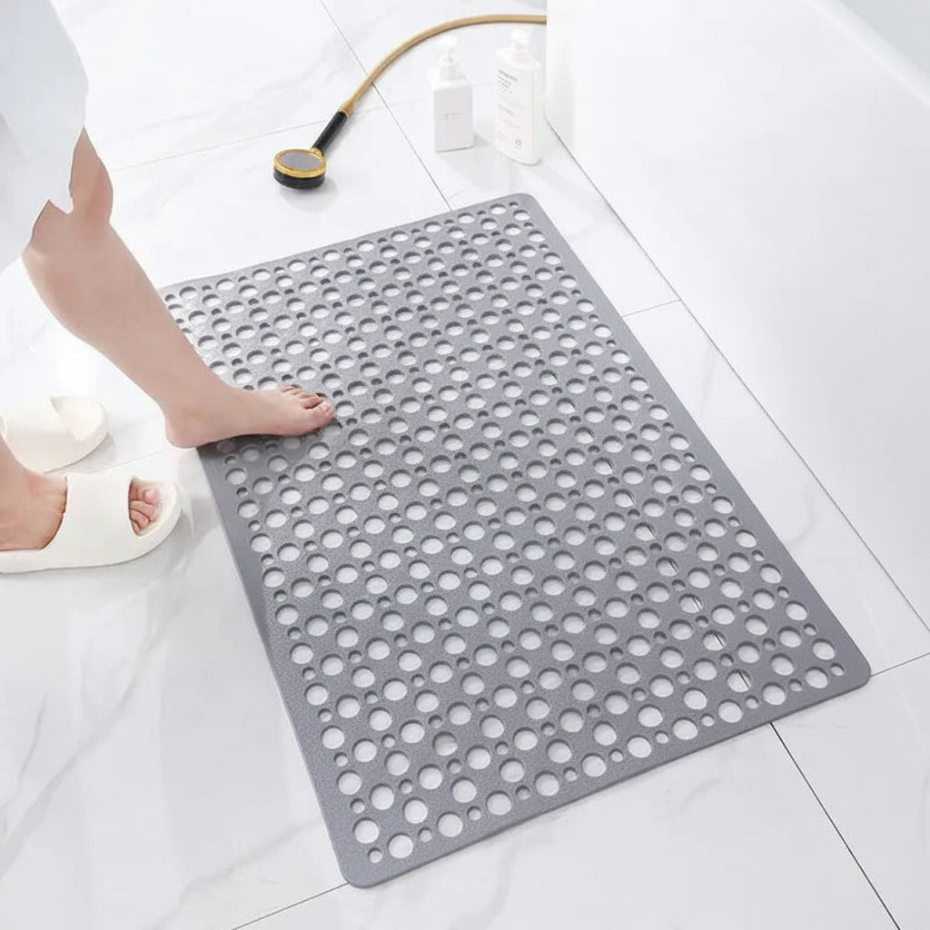 Shower Mat | Non-Slip Suction Cups & Drainage Holes