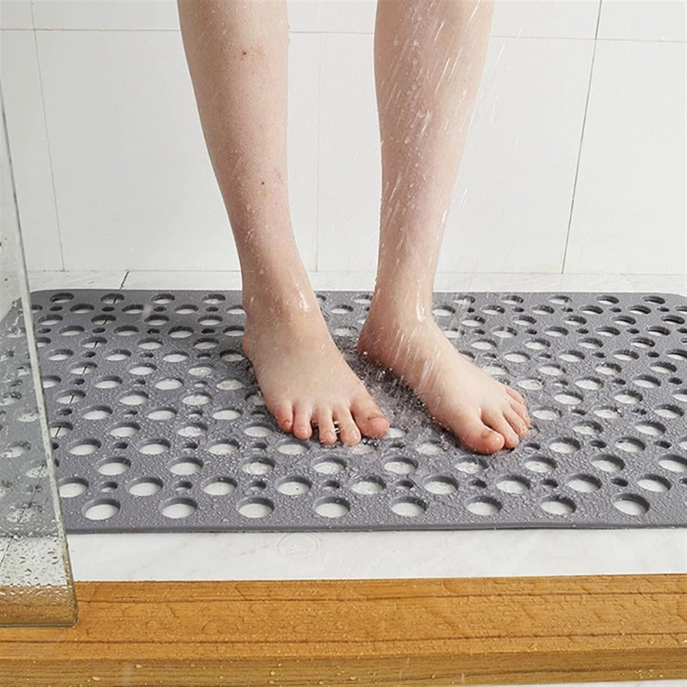 Shower Mat | Non-Slip Suction Cups & Drainage Holes