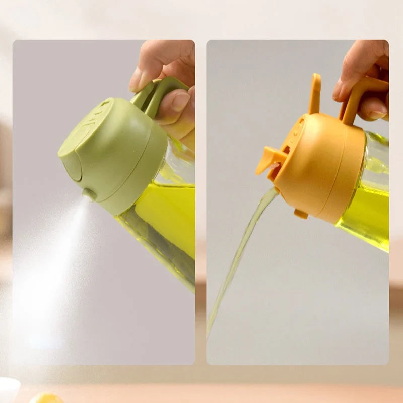 Oil Dispenser | Dual-Function Glass Spray & Pour