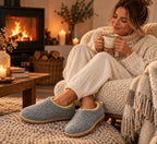 Orthopedic Slippers | Fleece-Lined & Supportive | Unisex Slip-On