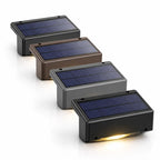 Outdoor Wall Light | Solar-Powered Automatic Dusk Sensor & Weatherproof
