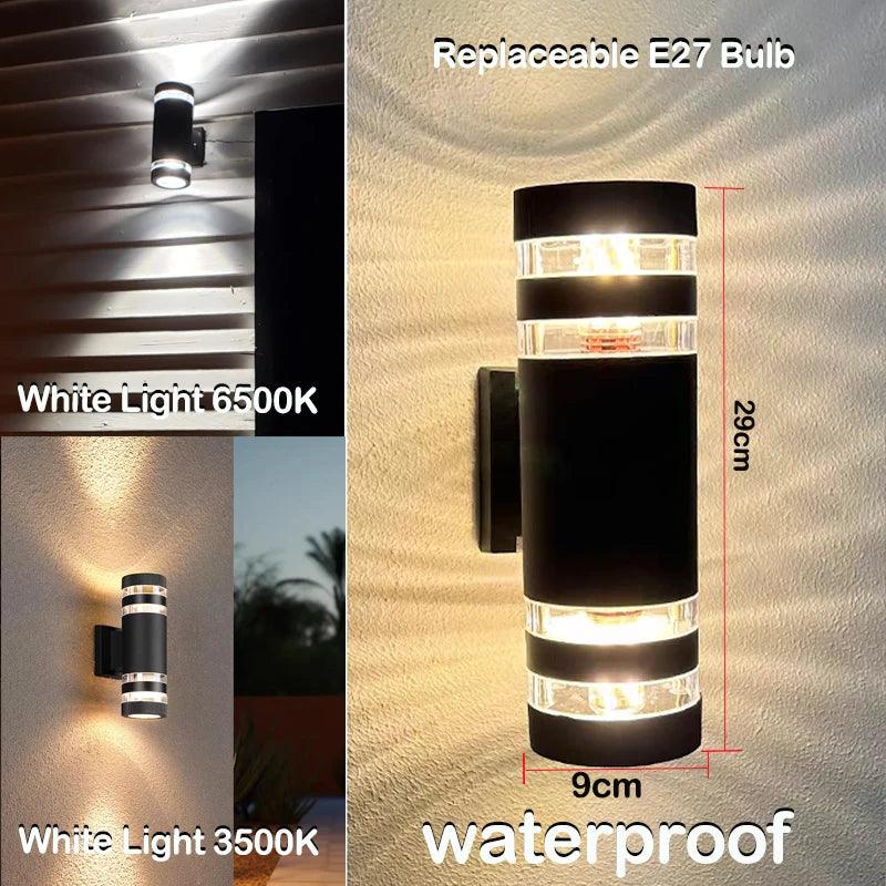 Outdoor Wall Light | Up-And-Down Design, E27 Socket & IP65