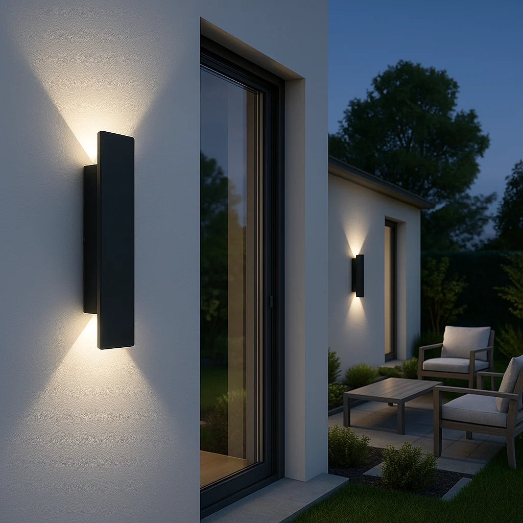 Outdoor Wall Light | Up & Down LED Beam | IP65 Weatherproof