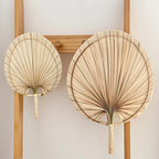 Palm Fan | Handmade Natural Palm Leaf | 30 cm Diameter