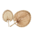 Palm Fan | Handmade Natural Palm Leaf | 30 cm Diameter