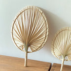 Palm Fan | Handmade Natural Palm Leaf | 30 cm Diameter