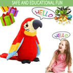 Parrot Plush Toy | Talking, Counting & Music