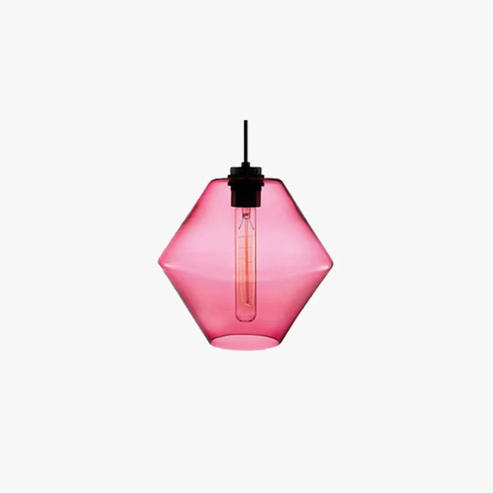 Pendant Light | Art Deco Glass & Metal | LED-Compatible