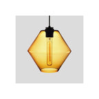 Pendant Light | Art Deco Glass & Metal | LED-Compatible