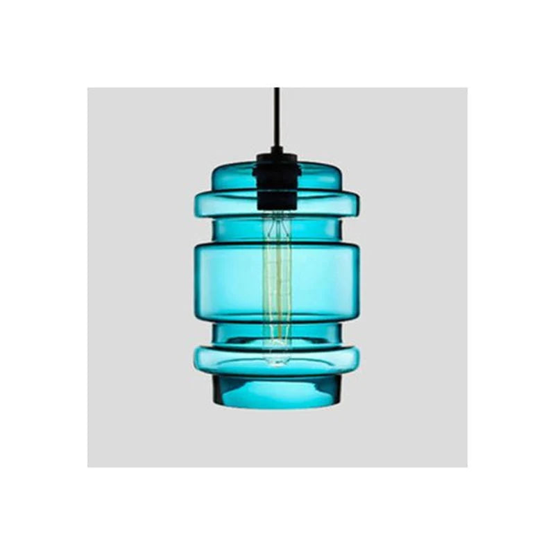 Pendant Light | Art Deco Glass & Metal | LED-Compatible