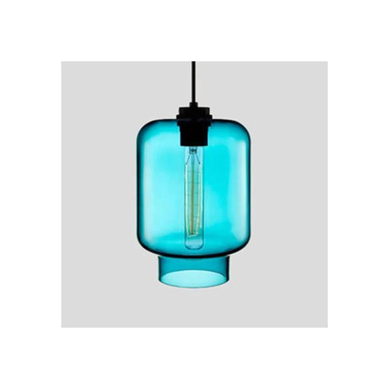 Pendant Light | Art Deco Glass & Metal | LED-Compatible