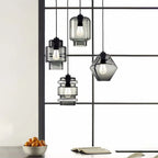 Pendant Light | Art Deco Glass & Metal | LED-Compatible