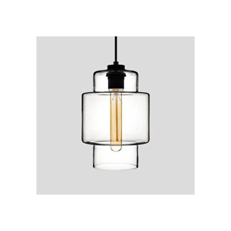Pendant Light | Art Deco Glass & Metal | LED-Compatible