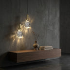 Pendant Light | Crystal & Polished Copper | Includes GU10 Bulb